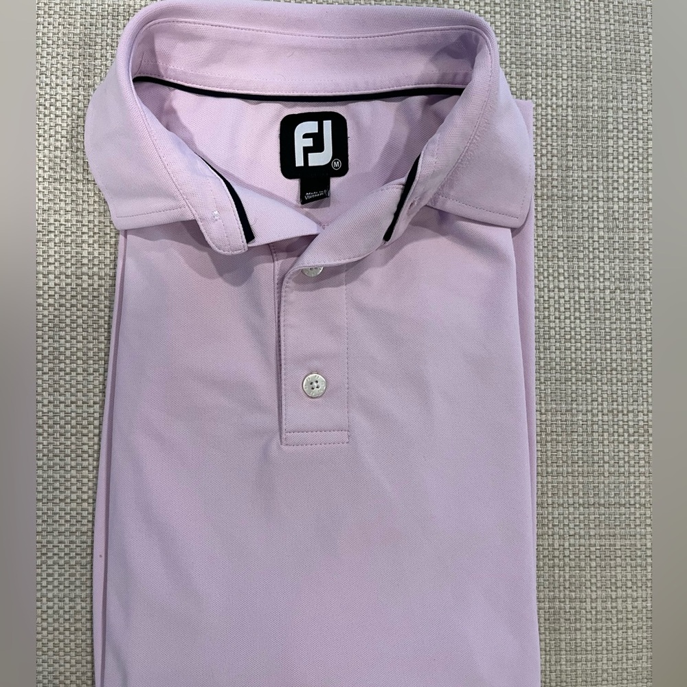 Footjoy men’s medium golf polo - no course logo!